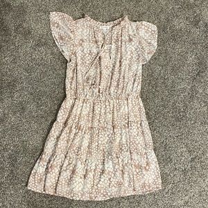Cream tan dress